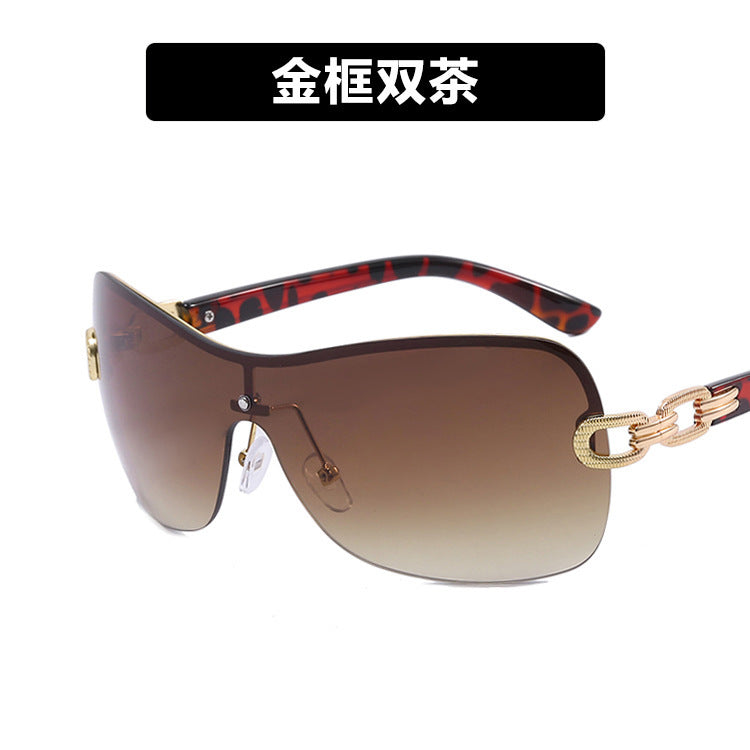 Venta al por mayor Gafas de sol de PC estilo tecnología futurista